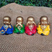 Manos Cálidas Set of 4 Mini Buddhas 2