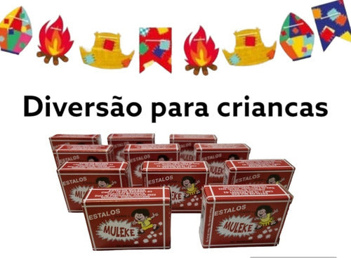 50 Caixinhas De Biribinha  Estalinho Prenda Festa Junina 3