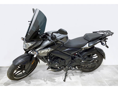 Parabrisa Con Soportes Bajaj Rouser 200 Ns Tonalizado Mtc 2