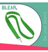 Pack of 100 Plain Hanging Lanyards - BLEAR.AR Brand 21