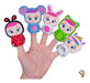 Cry Babies Finger Puppets Set X5 Embroidered 2