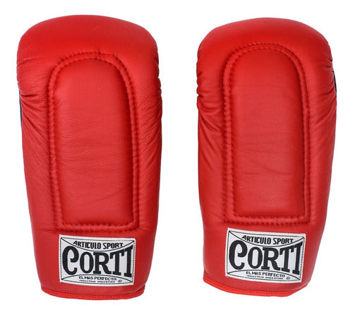 Corti Boxing Bag Gloves Size 4 Original Cow Leather 15