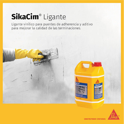 Sikacim Ligante Puente Adherente Acrilico Morteros 4 Lts 3