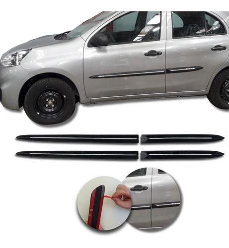 Kenny Ford Ka 5 Doors 2019 Chrome Door Protection Molding 0