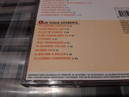 Los Palmeras - Volo La Paloma - Un Toque Diferente - Cd Orig 3