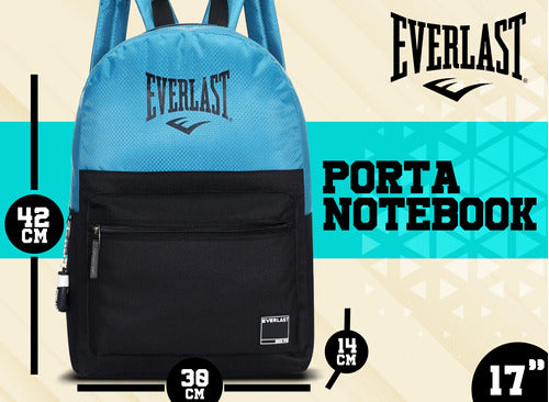 Everlast New York Notebook Backpack with Boxing Glove Keychain 11