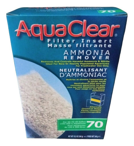 Removedor Amoníaco Repuesto Ammonia 346g Filtro Aquaclear 70 0