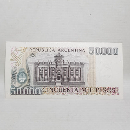 Antiguo Billete Argentino 50.000 A F 2 Lopez Diz B Mag 61536 1