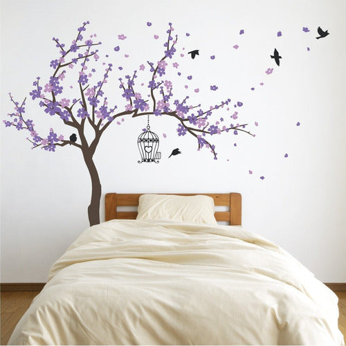 Vinilo Decorativo Pared [149oh06y] Flores De Cerezo Japones 1