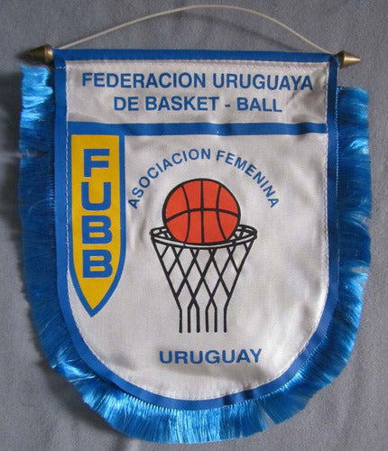 Banderin Fedeacion Uruguaya De Basket Ball Femenino 0