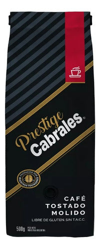 Cabrales Pack 4 Unidades Cafe Cabrales Prestige Tostado Molido 500g 0