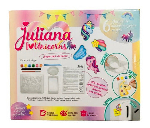 Juliana Set I Love Unicorns Yeso Manualidades Mt3 Jul002 Ttm 5