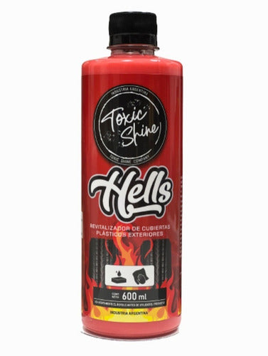 Toxic Shine Hells Renovador Gomas Cubiertas Plásticos 600cc 0