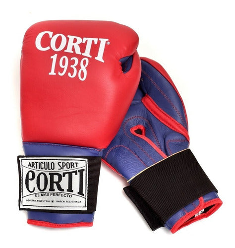 Corti Boxing Gloves 16 Oz Leather Kickboxing Professionals 88