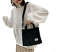 Set of 2 Small Women's Handbags Crossbody Shoulder Bag in Soft Corduroy Fabric 34