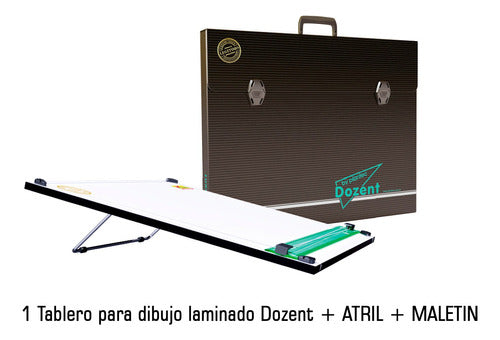 Plantec Dozent Drawing Board Kit 40x50 with Complete Easel - 26 Items 2