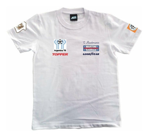 F1 Brabham Reutemann Martini Racing T-Shirt 0