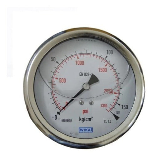 Wika Manometer Ac. Inox. 213.53.063 1.6bar/23psi 1/4bsp Pc 0