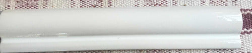 DECO Bathrooms and Kitchens Ceramic Trim 2.5 X 15 Cm in White / Unit 4