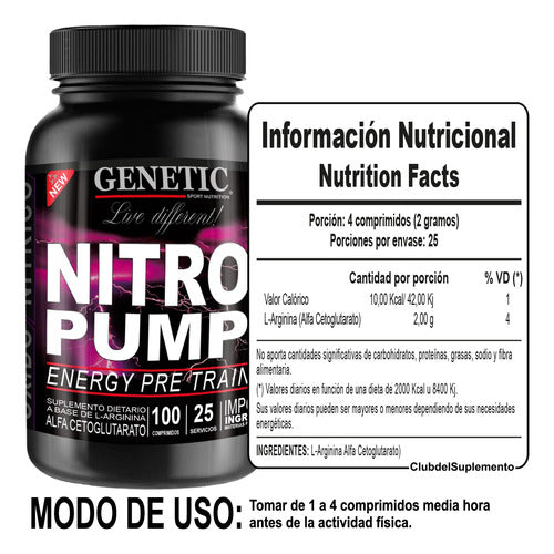 Muscle Growth Power Combo Testosterone Libido Ginseng Ginkgo Genetic 4
