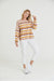 Colorful Striped Round Neck Sweater by Nano #SW2408 15
