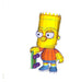 Bart Simpson Figure Skateboarding - Homero Lisa Marge 0
