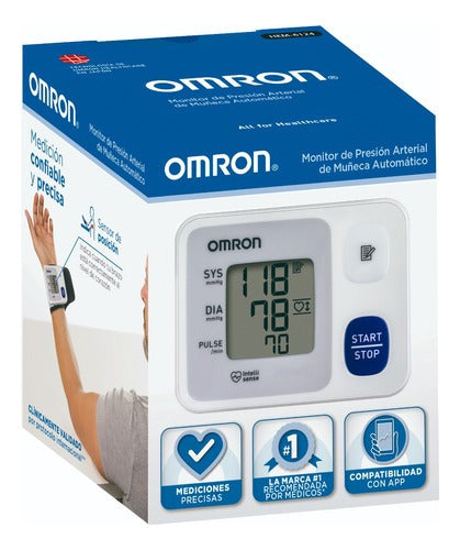 Omron 6124+ Digital Wrist Blood Pressure Monitor + Digital Thermometer Bundle 5
