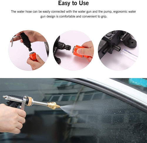 Excelvan Portable 12 Volts Car Wash Pressure Washer 6