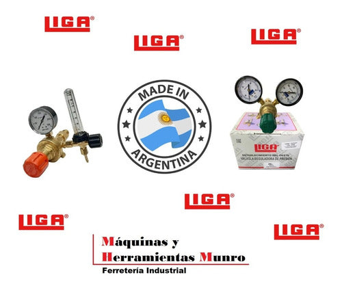 Liga CO2 Regulator Valve for Carbonating Beer with 2 Manometers 1