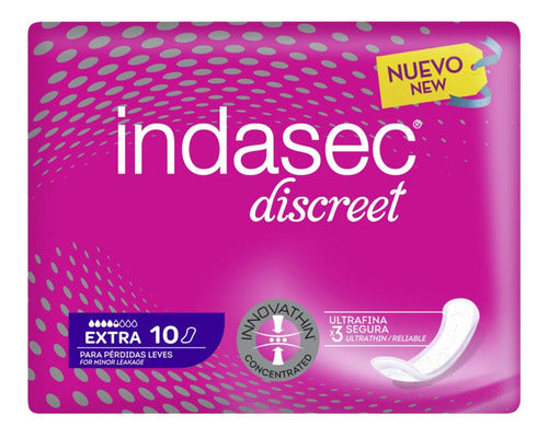 Apósitos Indasec Discreet Extra X10 0