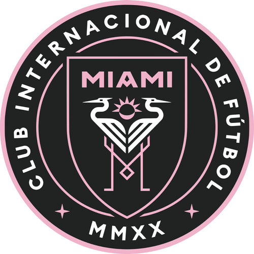 Parche Bordado Inter De Miami 9cm Diámetro Club Nuevo Messi 0