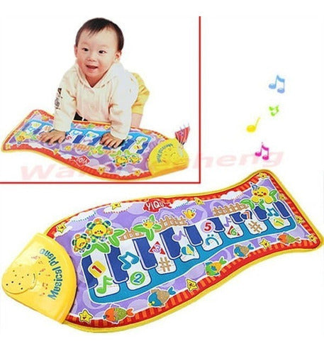 Musical Fish Animal Touch Mat Kick Fun Piano J 2