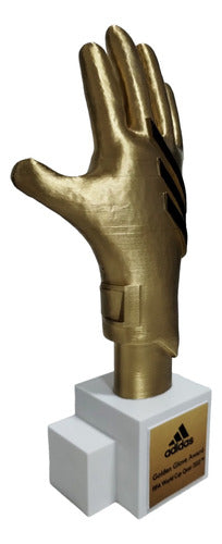 Trofeo Golden Glove 15cm Alto - Guante Dibu Martinez Qatar 2