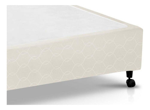 Cama Box Base Queen Poli Tecido Clean (158x198x23) - Castor 2