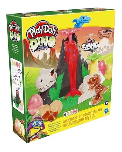 Playset Masas Play Doh Dino Crew Isla Del Volcan Accesorios 0