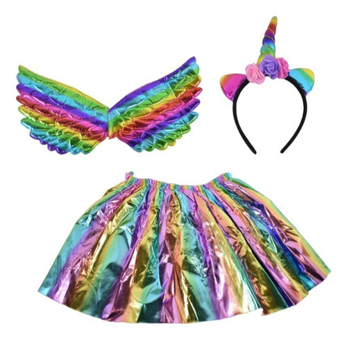 Unicorn Costume Multicolor for Girls 0