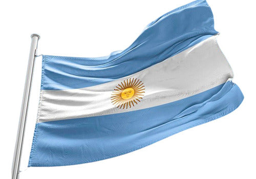 Emblemas Argentinos Premium Argentina Flag 90 X 200 With Reinforced Sun Design 0