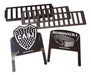 Embedded Charcoal BBQ Grill + Soccer Fan Grate Racing Design 4