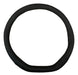 Iael Black Combined Flat Base Steering Wheel Cover 38cm 4