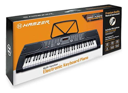 Hamzer Piano Eléctrico De 61 Teclas, Órgano 6