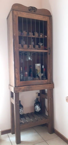 Handcrafted Wood Wine Rack 4