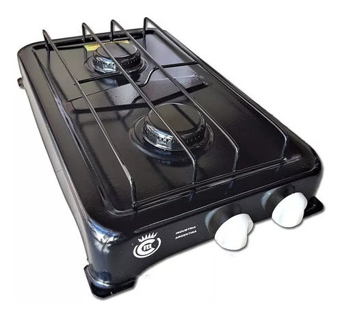 Conometal Front Gas Stove - 2 Burner Enamel 0