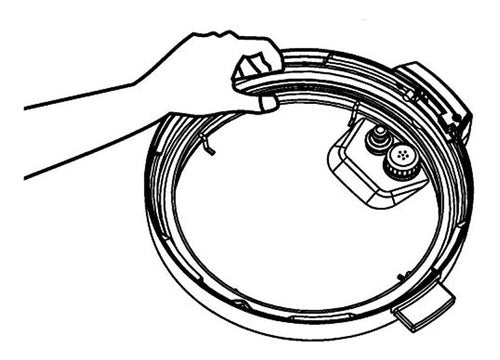 GJS Gourmet New Arrival Silicone Gasket for Secura 6in1 Electric Pressure Cooker 2