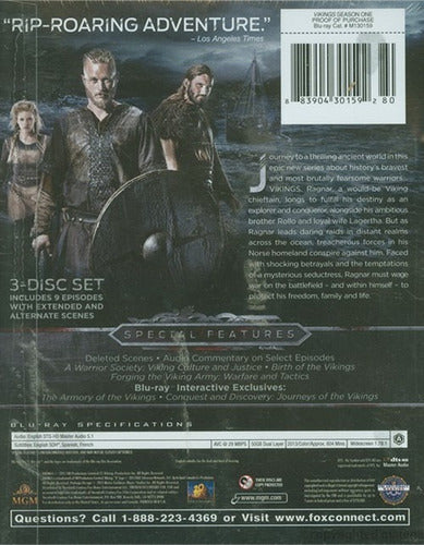 Blu-ray Vikings Season 1 / Temporada 1 1