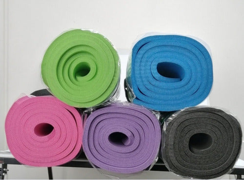 Pilates Ball with Yoga Mat & Manual Inflator 1