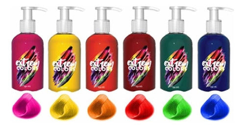 Exiline Tintura Extreme Colors Peluqueria Barberia 150 Ml 0