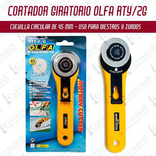 Olfa Cuchilla Cutter Modelo Rty-2/g 45mm Microcentro 1