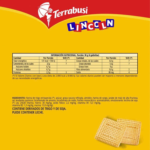 Terrabusi Lincoln Sweet Cookies - Mejor Precio 3