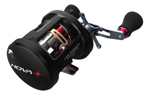 Reel Rotativo Quantum Nova 100 Aluminio 6bb Con Devanador 0