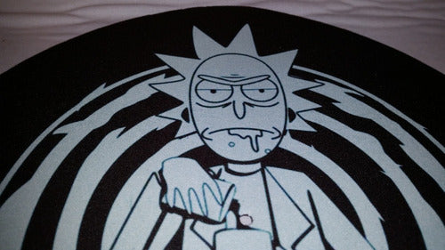 DJPROAUDIO Rick Y Morty Espuma Fluo Paño Slipmat Excelente Lavable 3